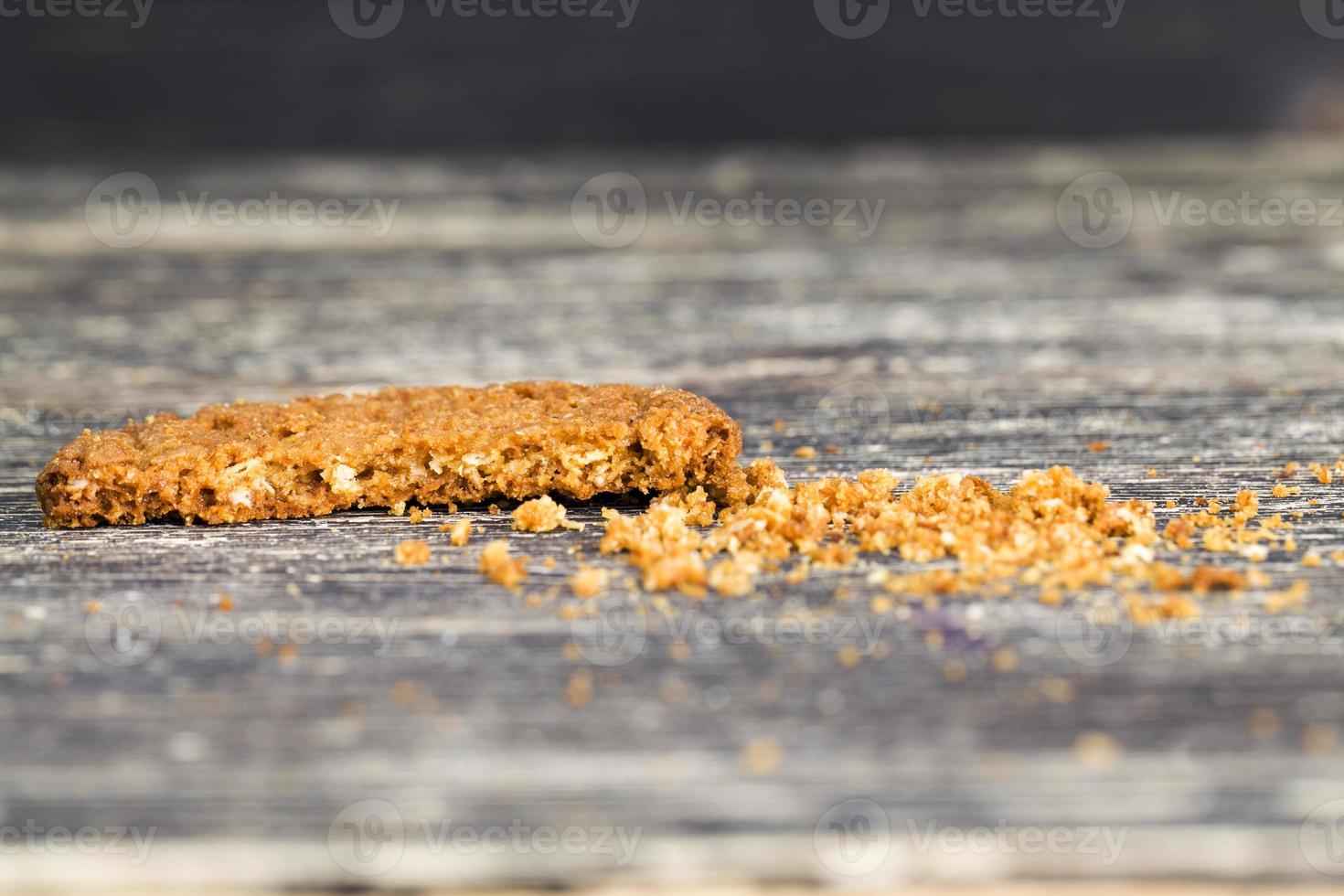 crumbled oatmeal cookies photo