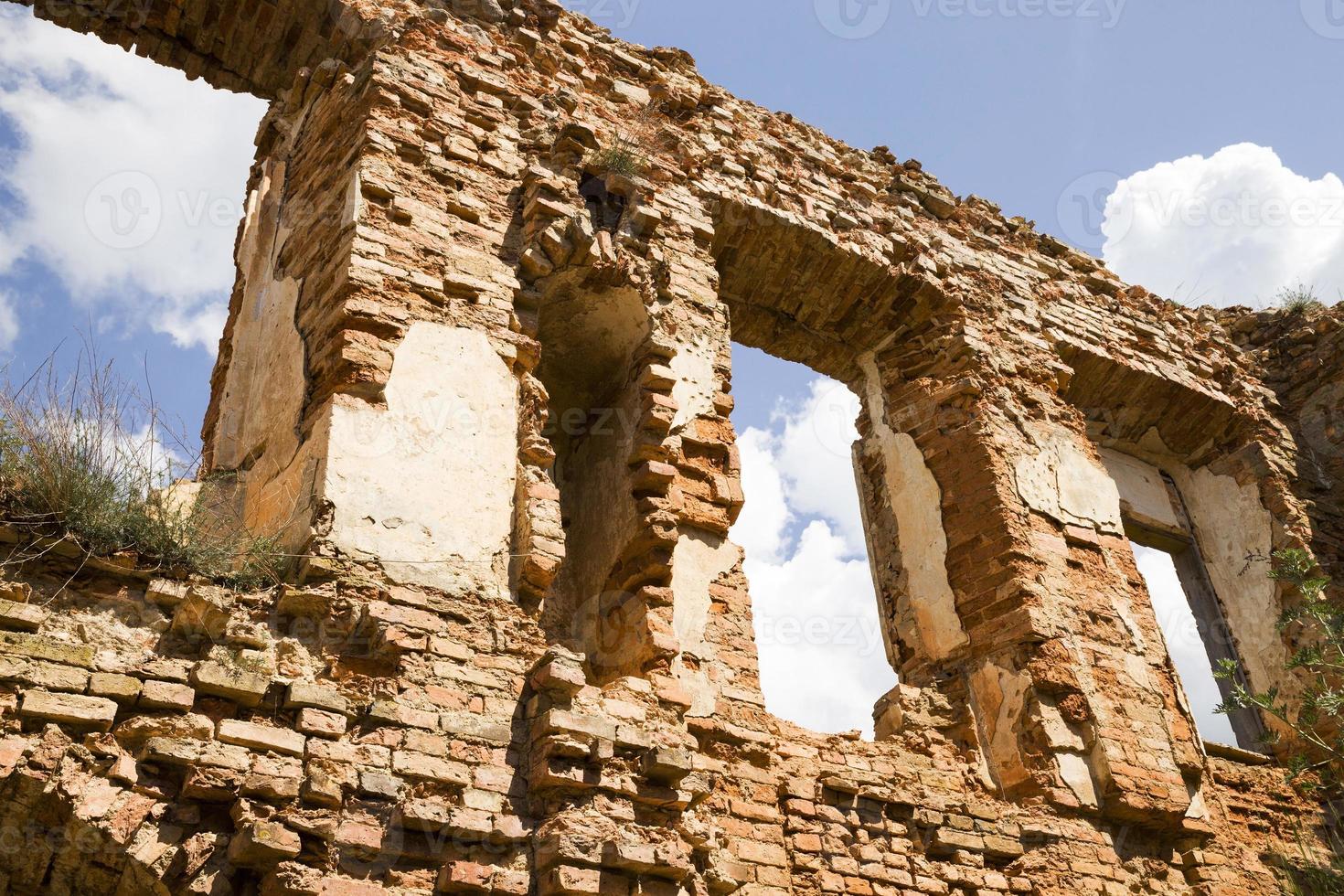 the old brick wall photo