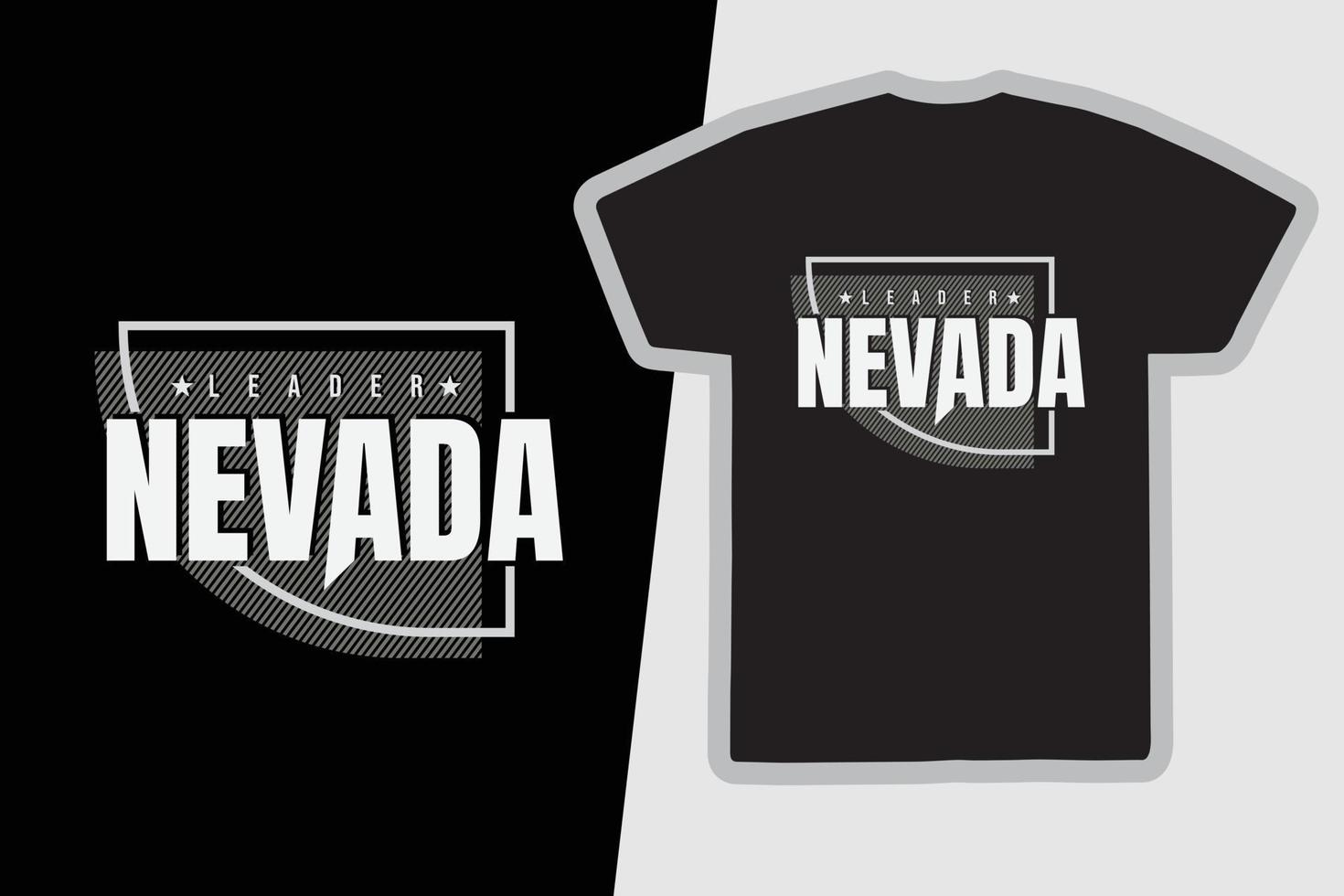 Nevada t-shirt and apparel design vector