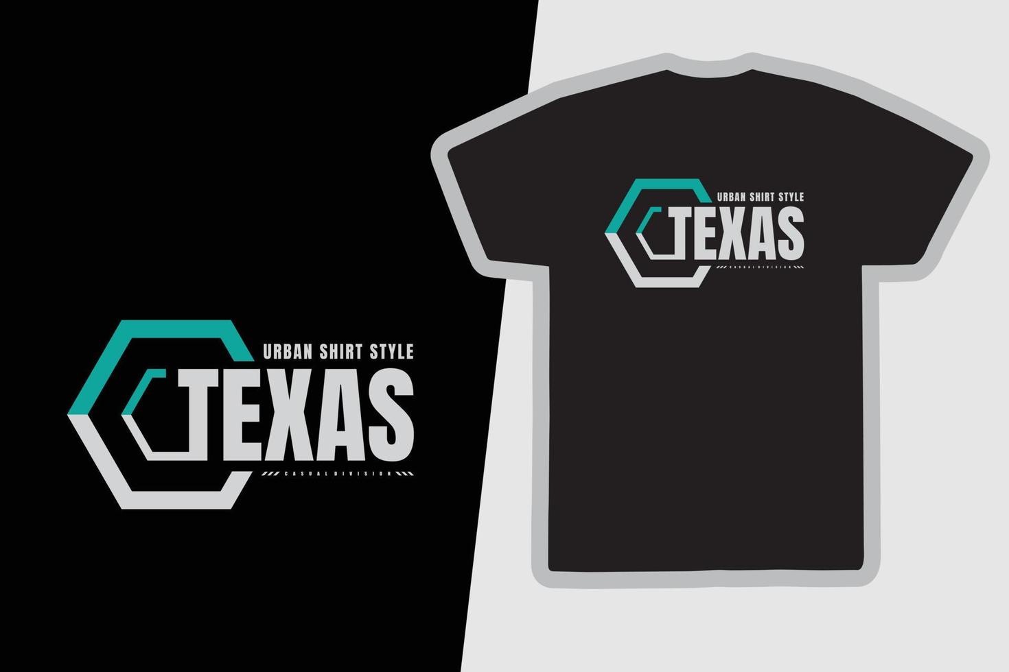 Texas t-shirt and apparel design vector