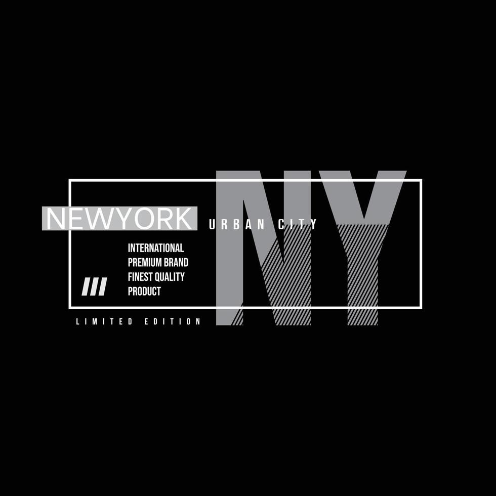 New york city typography vector t shirt design