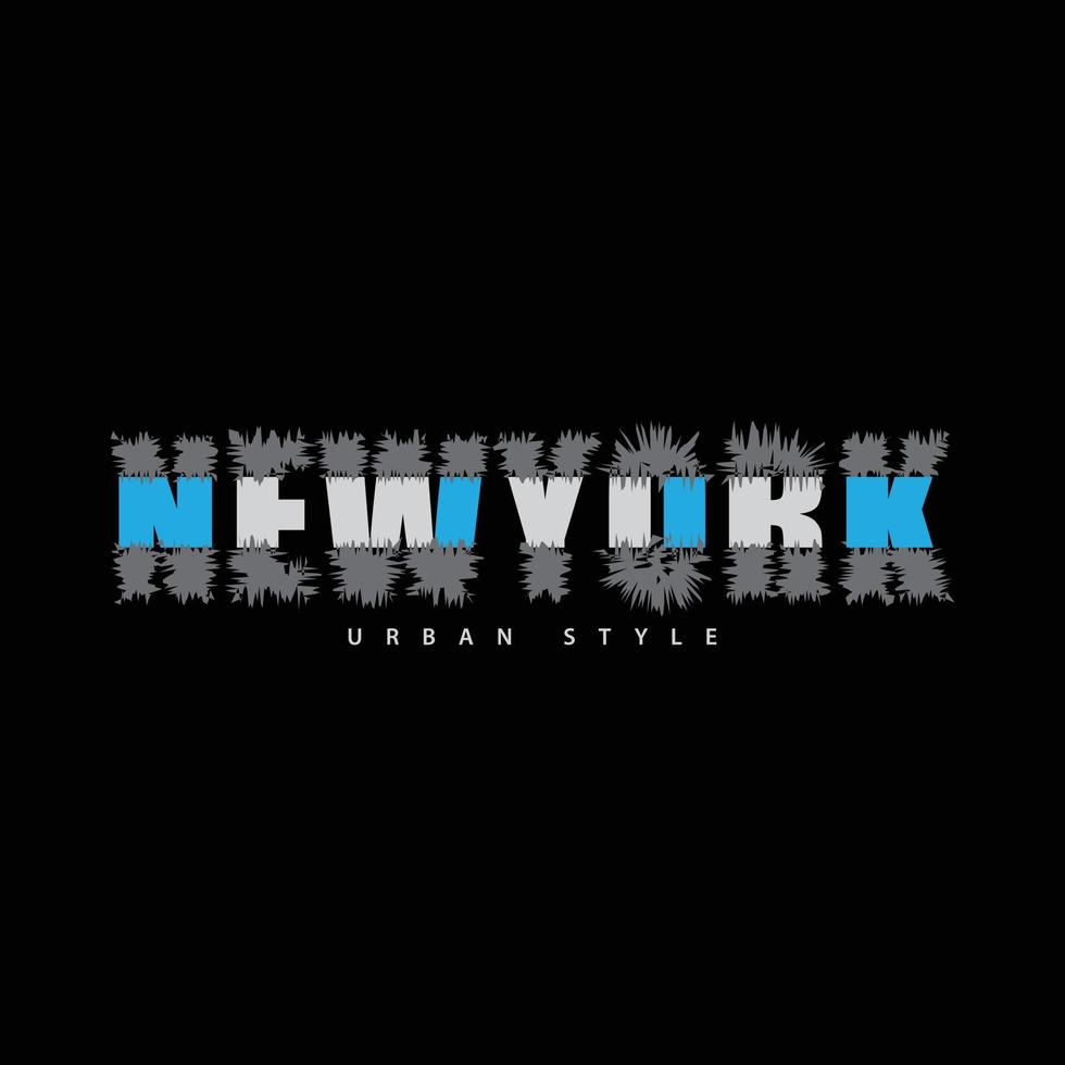New york t-shirt and apparel design vector