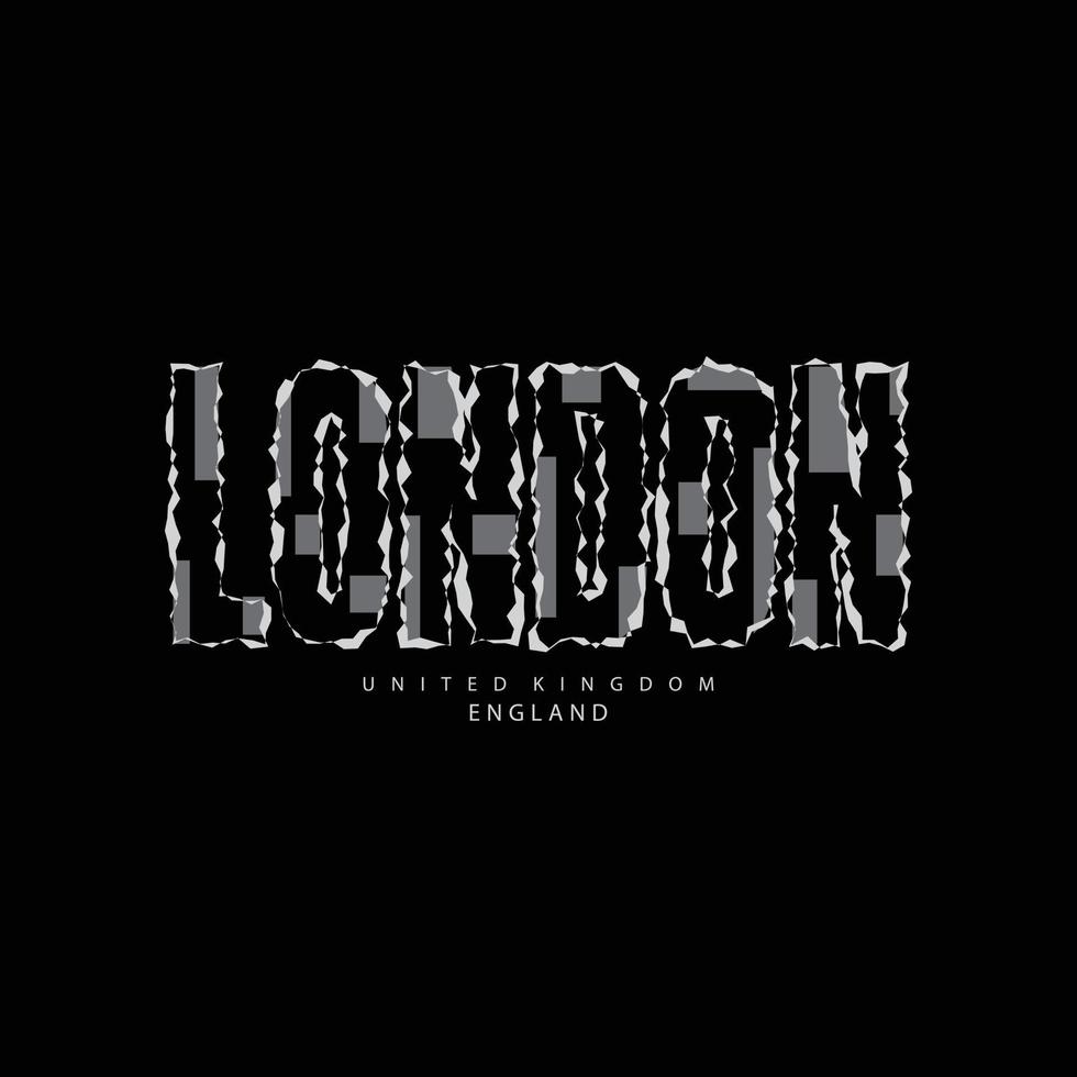 Londo t-shirt and apparel design vector