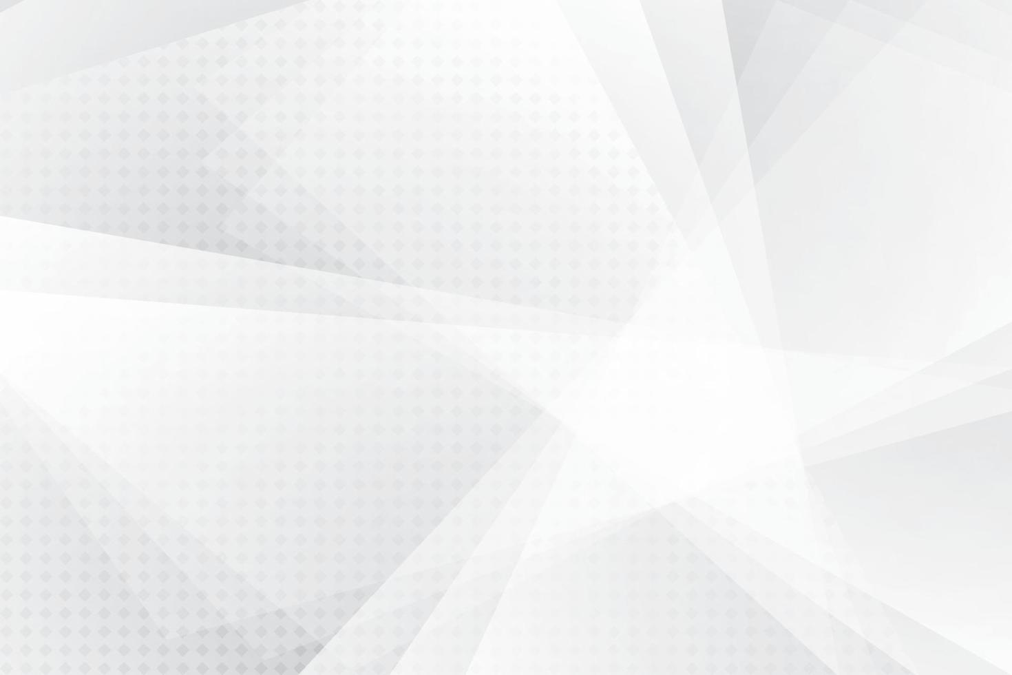 Abstract white and gray color, modern design background with geometric shape. Vector illustration.