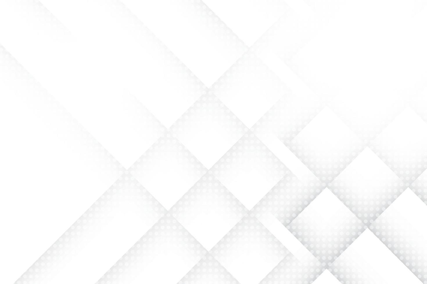 Abstract white and gray color, modern design background with geometric shape. Vector illustration.