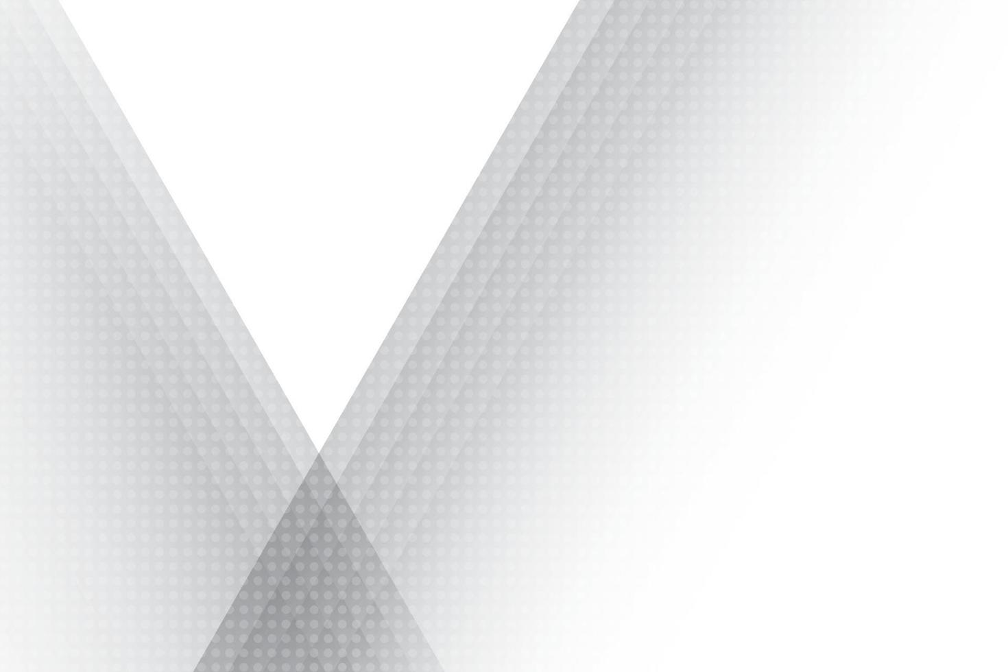 Abstract white and gray color, modern design background with geometric shape. Vector illustration.