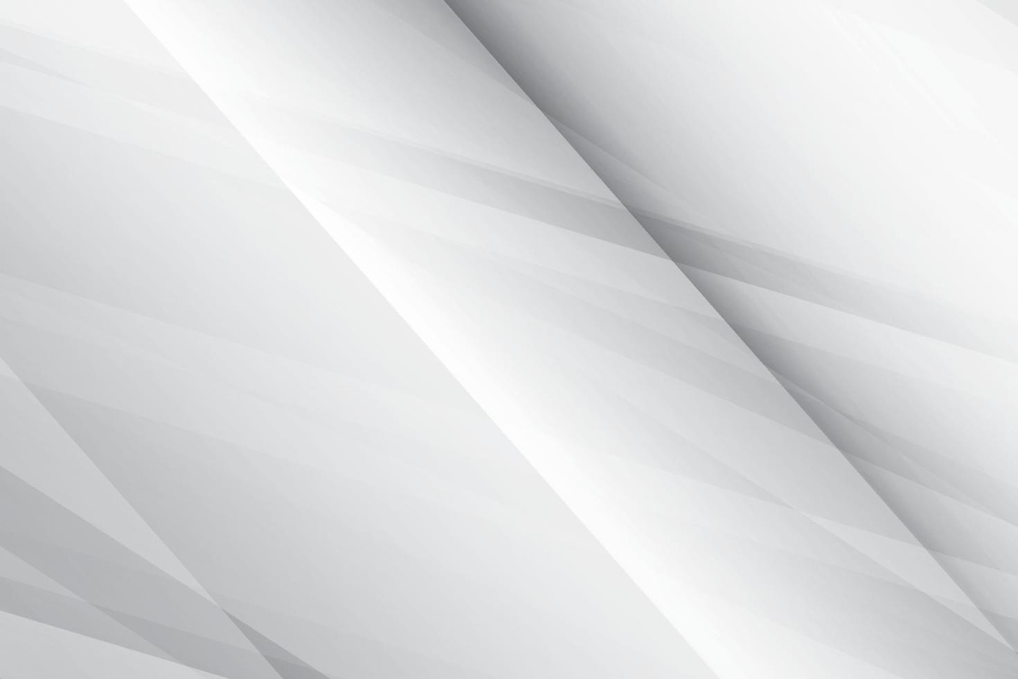 Abstract white and gray color, modern design background with geometric shape. Vector illustration.