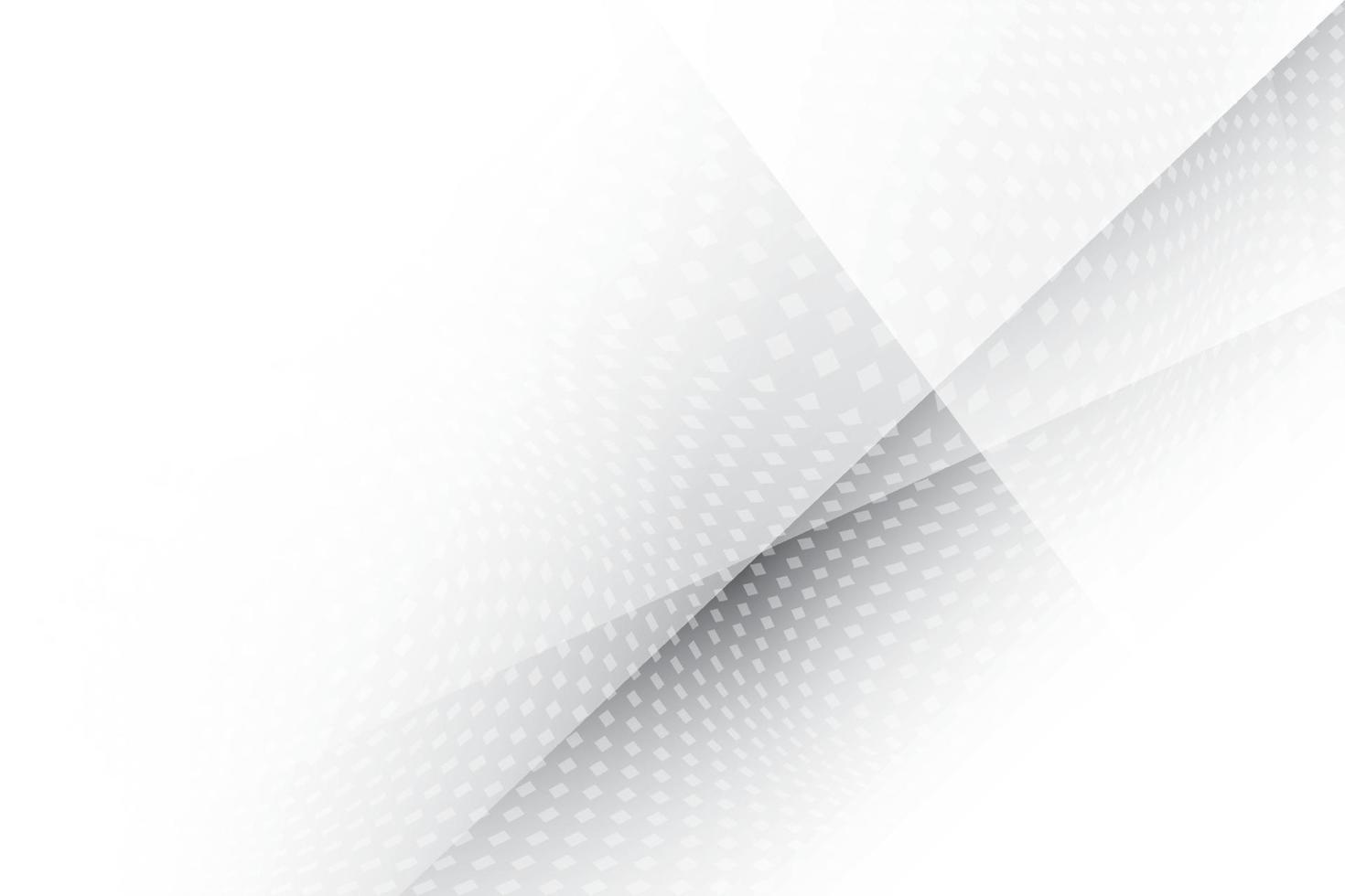 Abstract white and gray color, modern design background with geometric shape. Vector illustration.