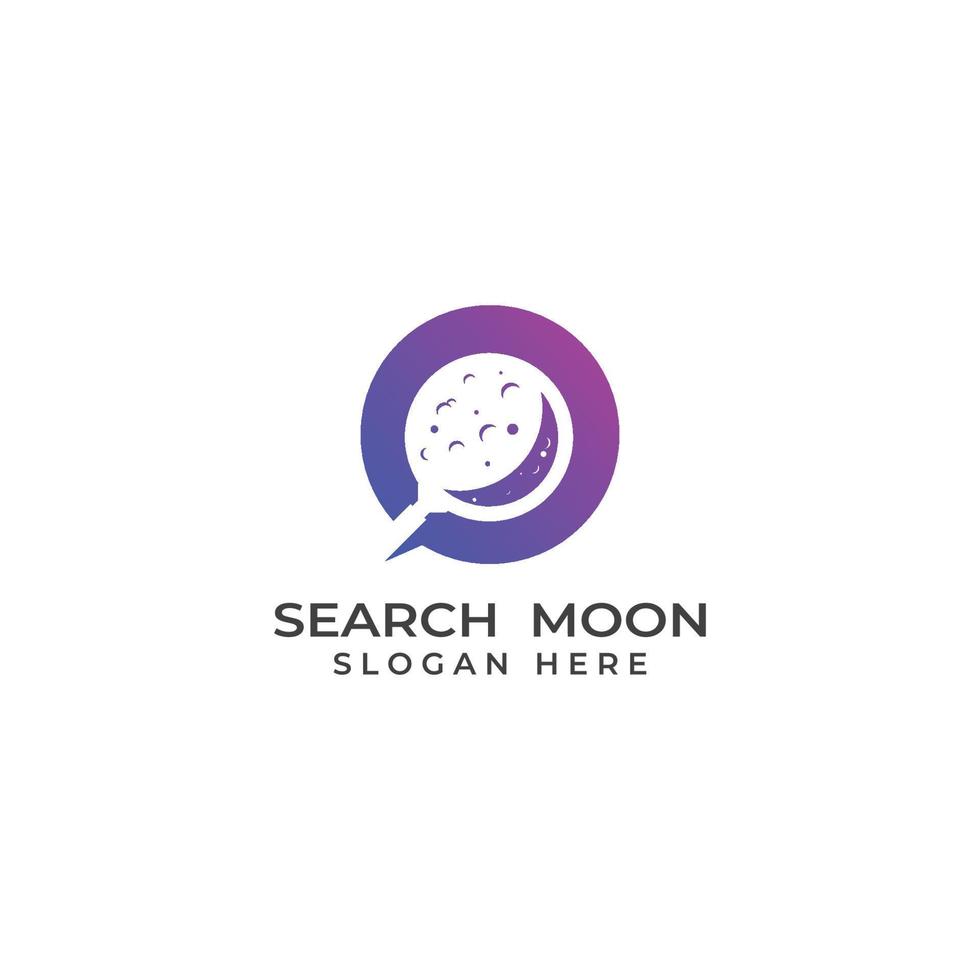 Logo search or discovery, logo search by combination, lab, moon, location, check, wave and sun. Logo with simple illustration editing. vector