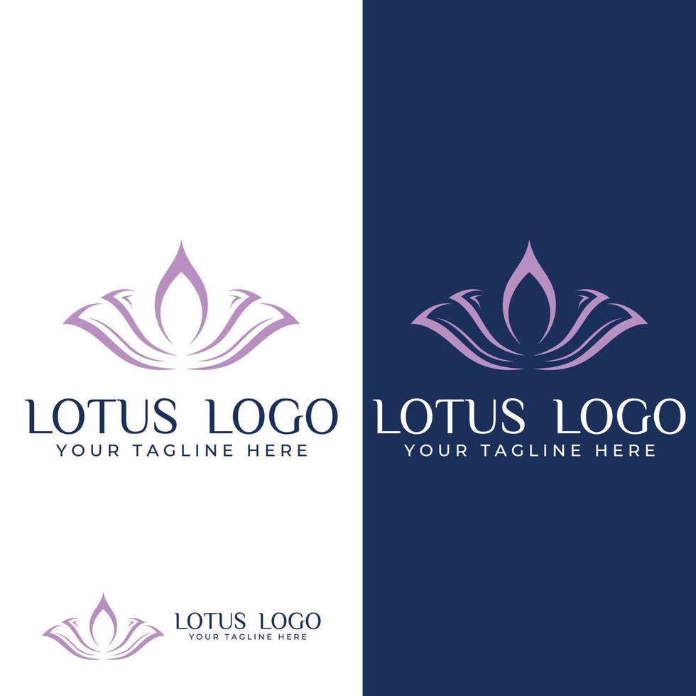 A beautiful and naturally beautiful lotus spa flower, with a luxurious and elegant lotus flower vector illustration editing, suitable for beauty and cosmetic salons.