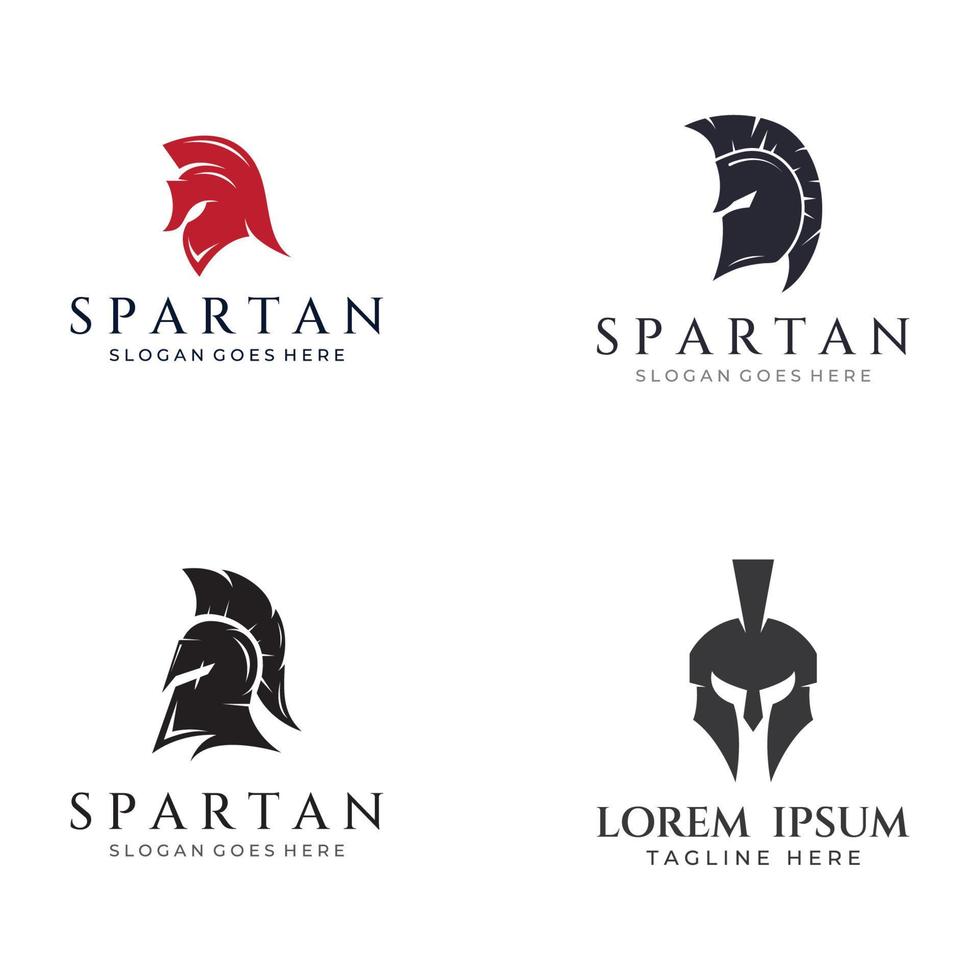 Strong and brave spartan or spartan war warrior helmet logo.Designed with template vector illustration editing.