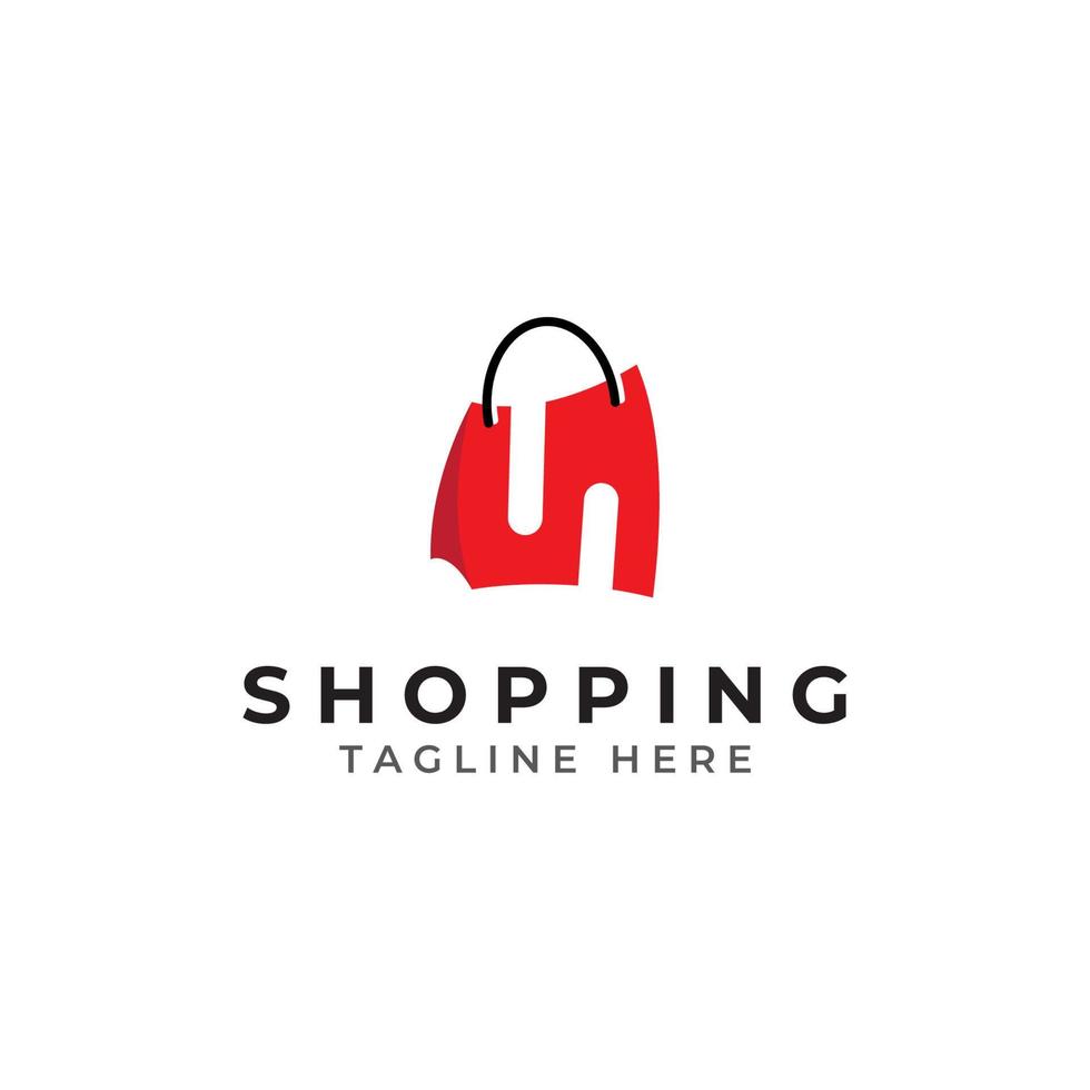 Shopping bag and online shopping cart logo.Logo suitable for sale,discount,shop.With vector illustration editing.