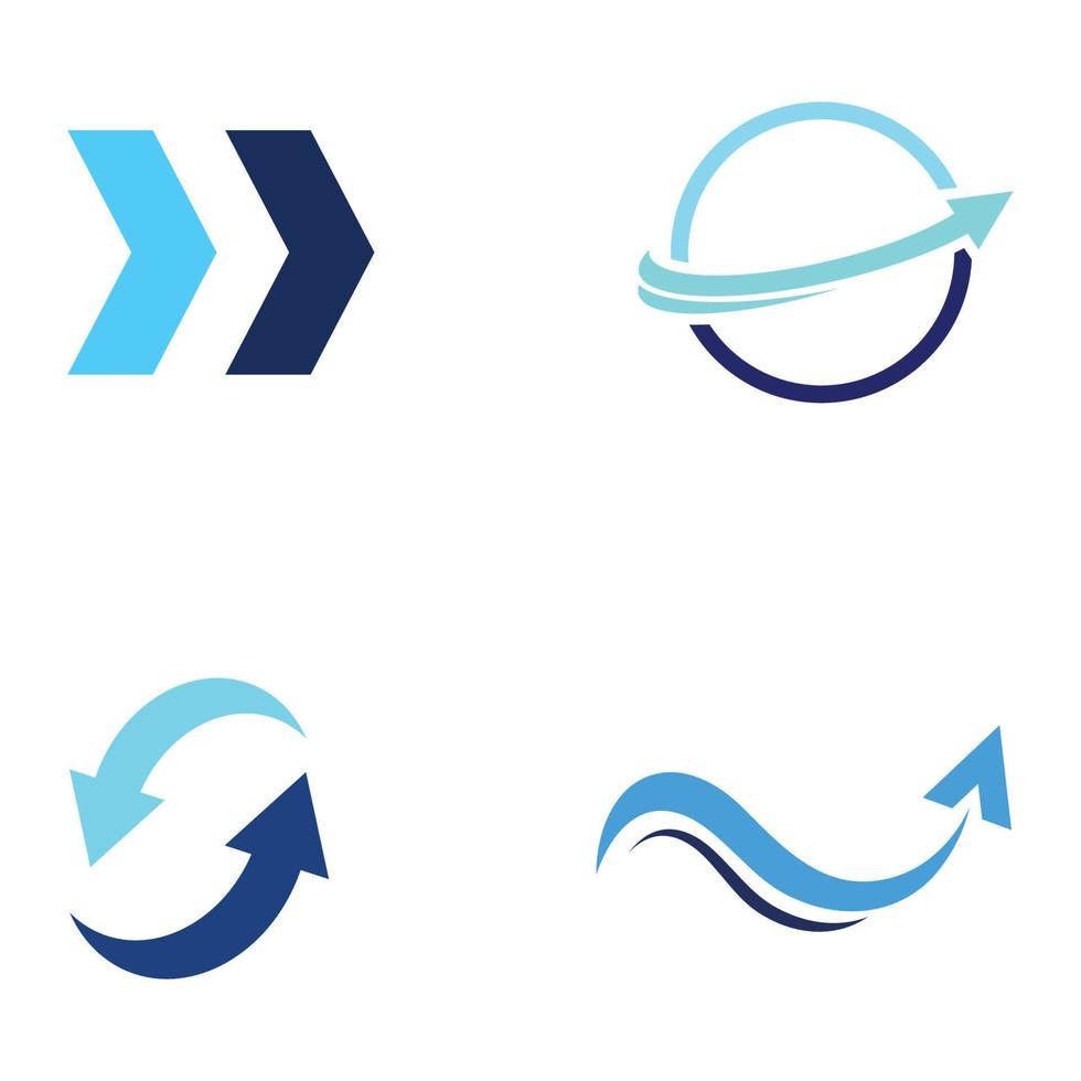 Logistics company vector logo, arrow icon logo, fast digital delivery logo. Using simple and easy logo vector editing.