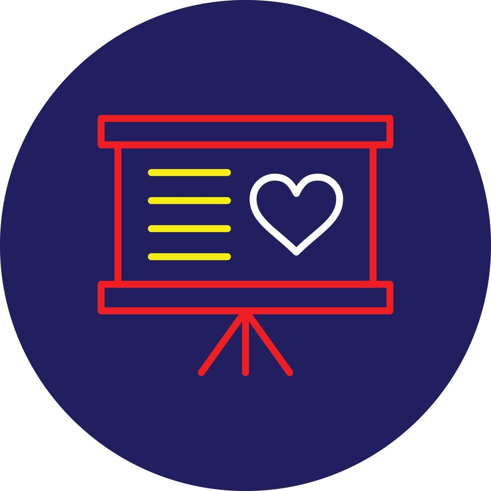 Teaching Line Multicolor vector