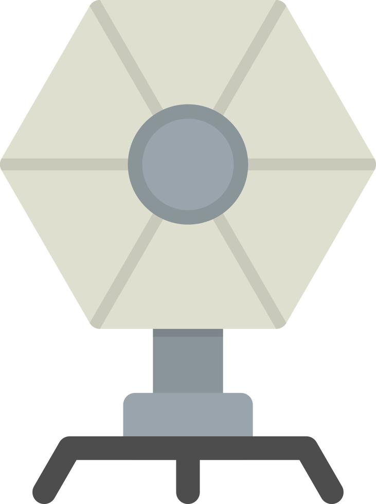 Camera Reflector Flat Icon vector