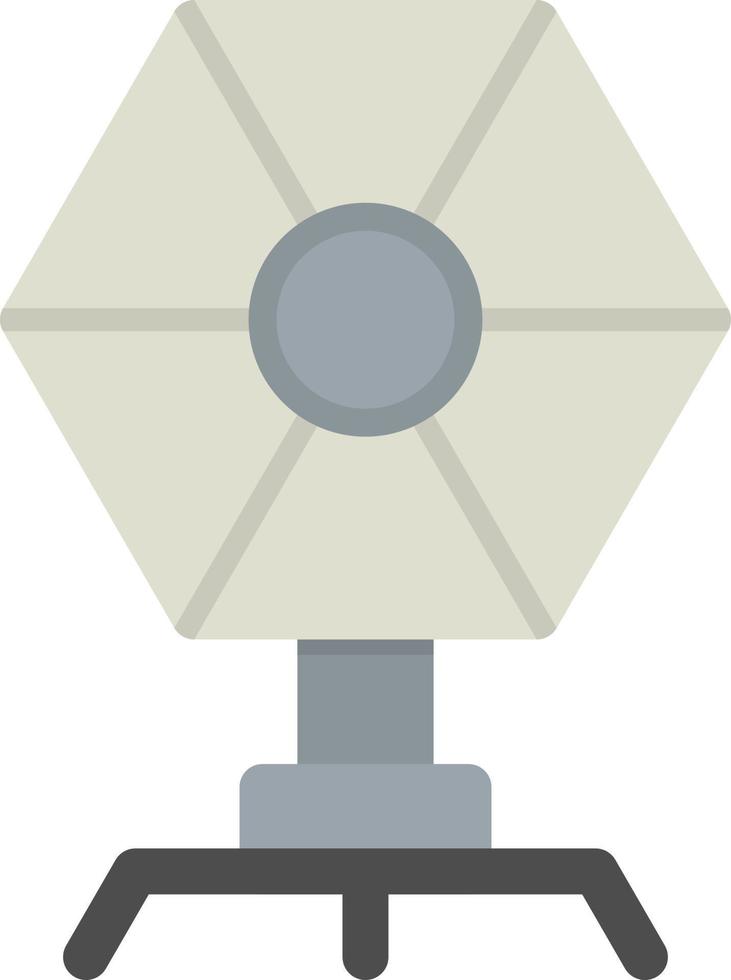 Camera Reflector Flat Icon vector