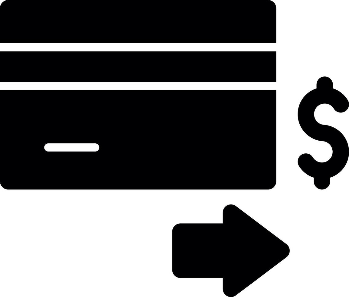 Credit Card Payment Line Glyph Icon vector