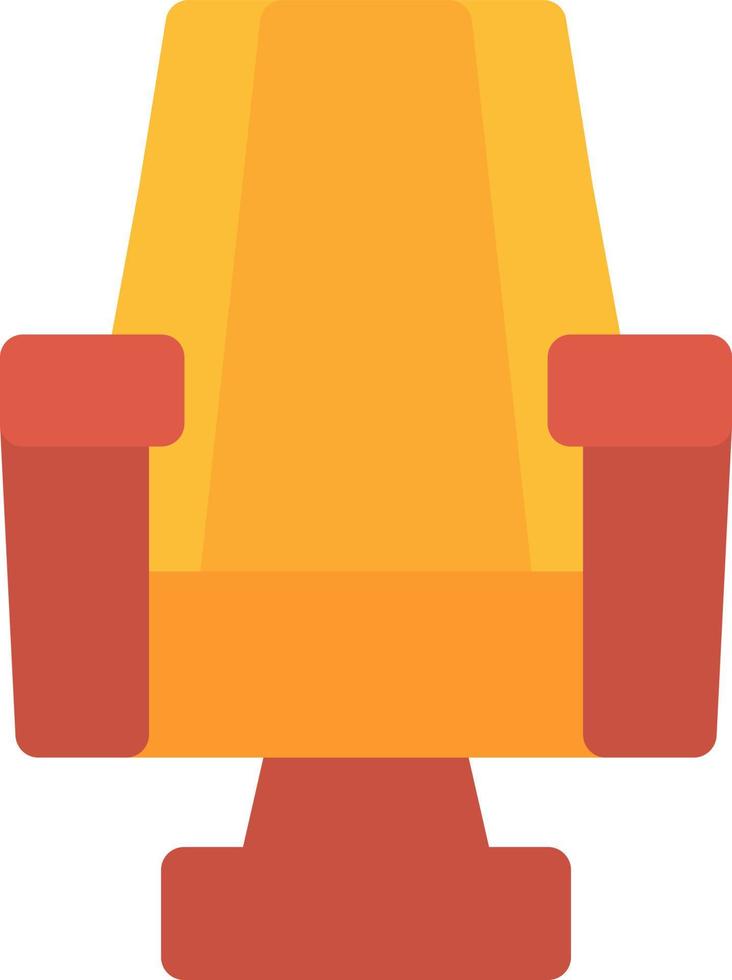 Gaming Chair Line Glyph Icon vector