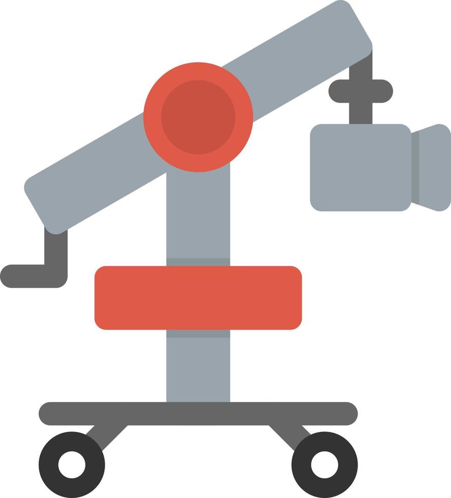 Camera Crane Flat Icon vector