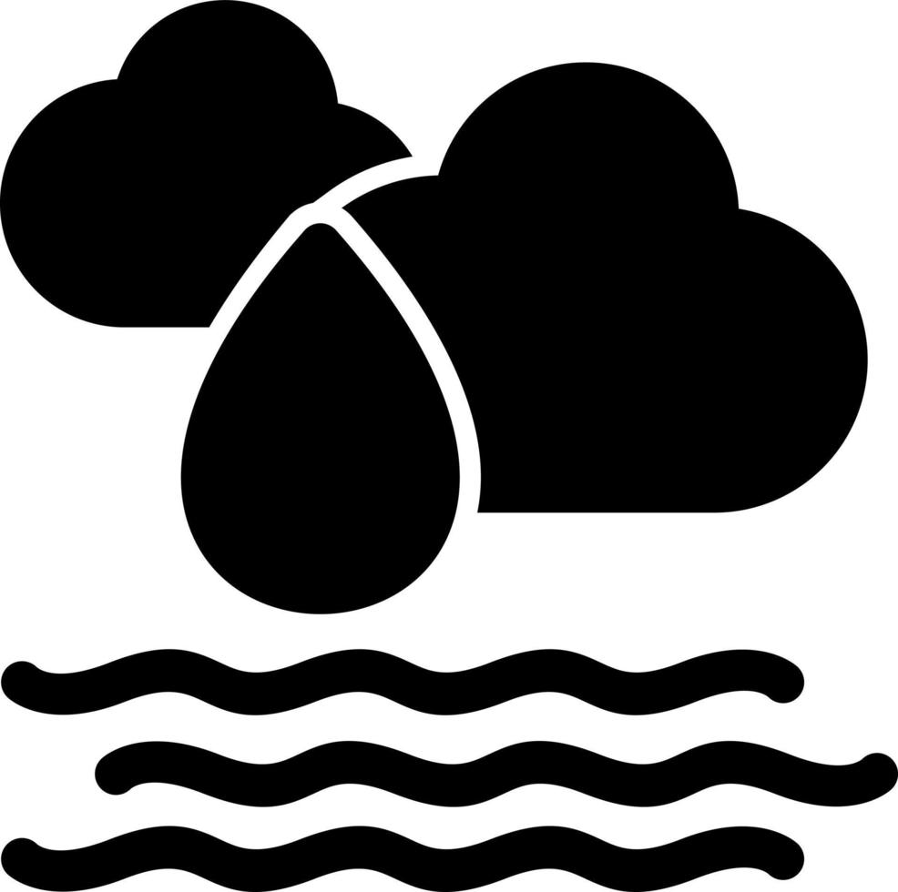 Ocean Energy Glyph Icon vector