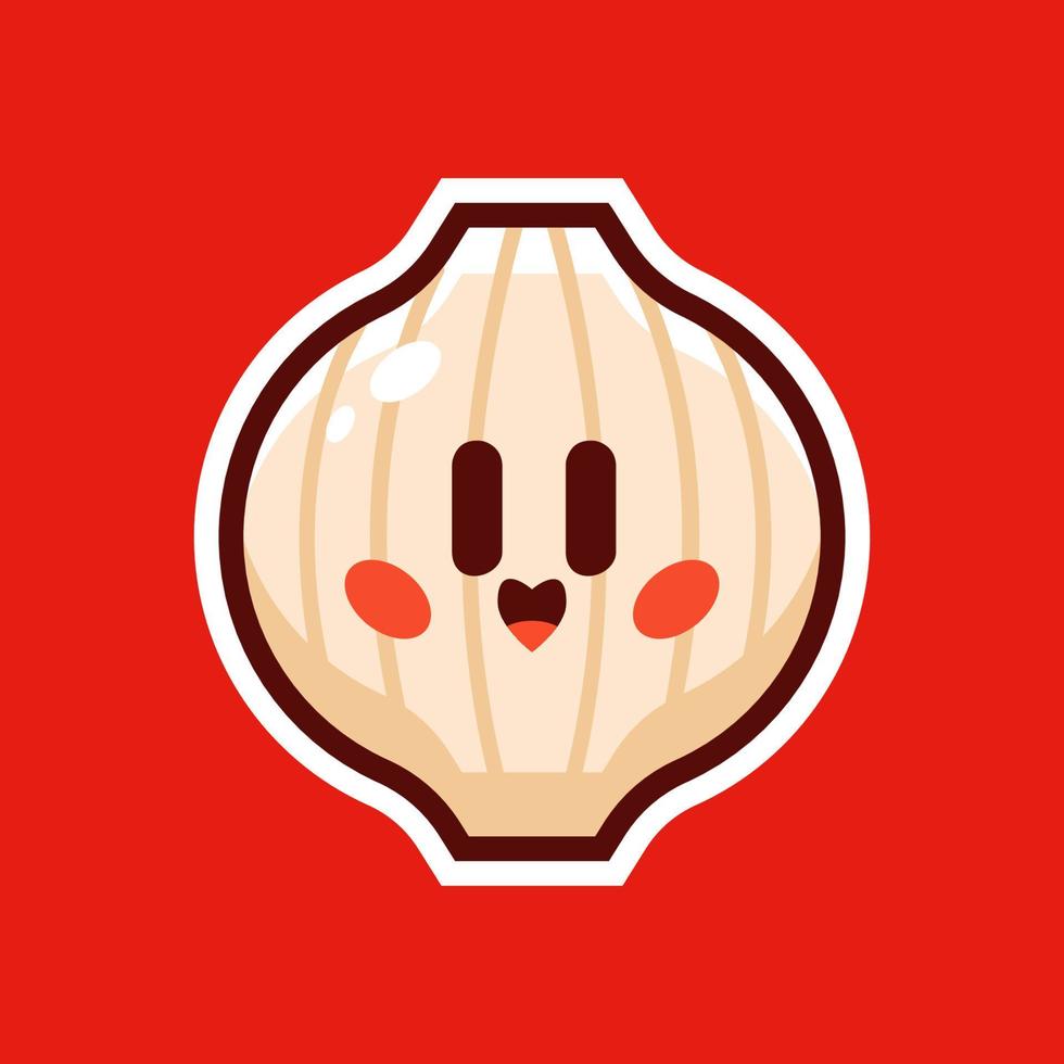 onion cartoon vector illustration