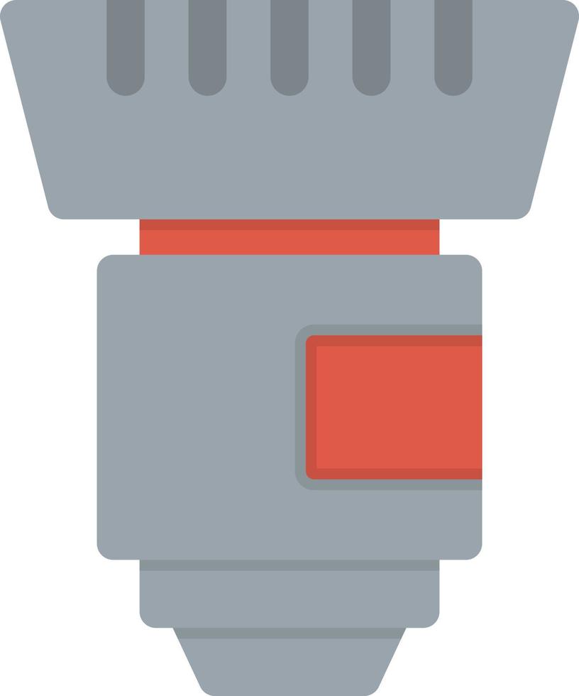 Camera Lens Flat Icon vector