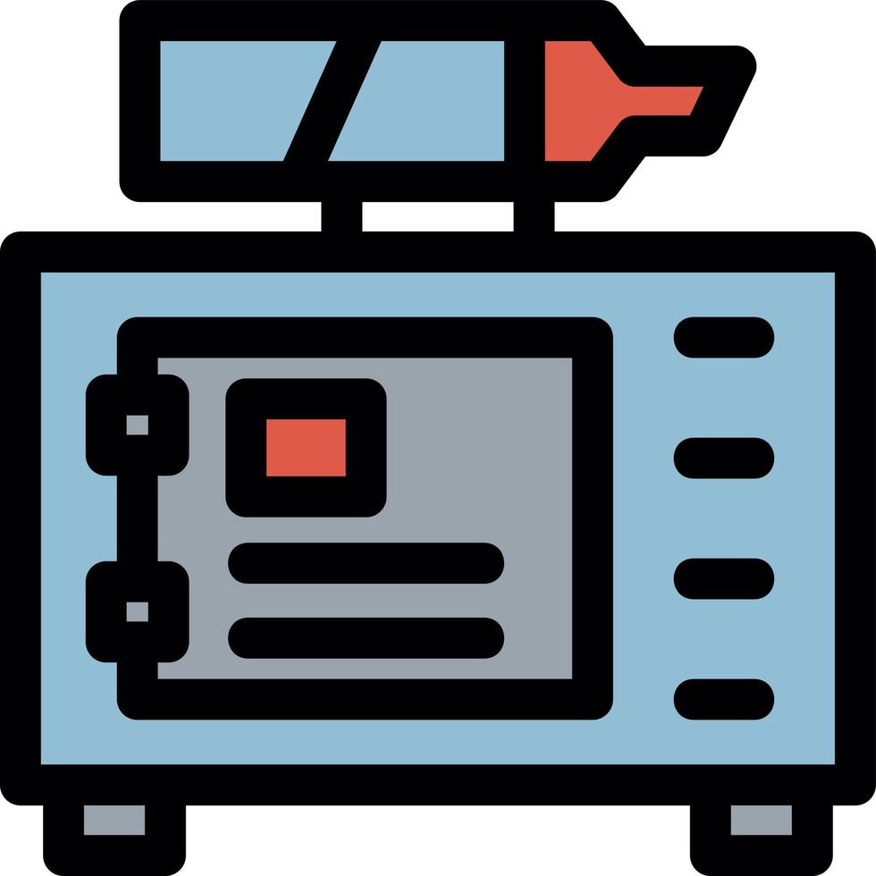 Eco Generator Line Icon vector