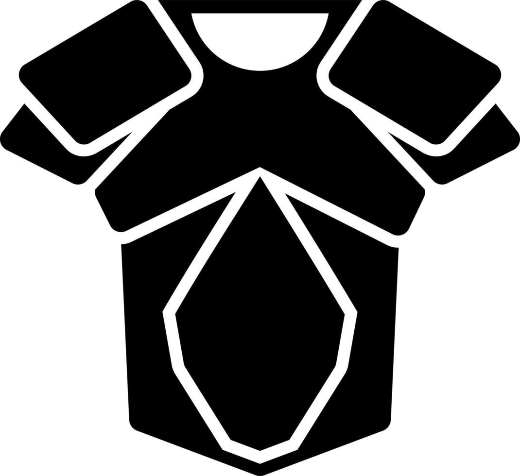 Armor Line Glyph Icon vector