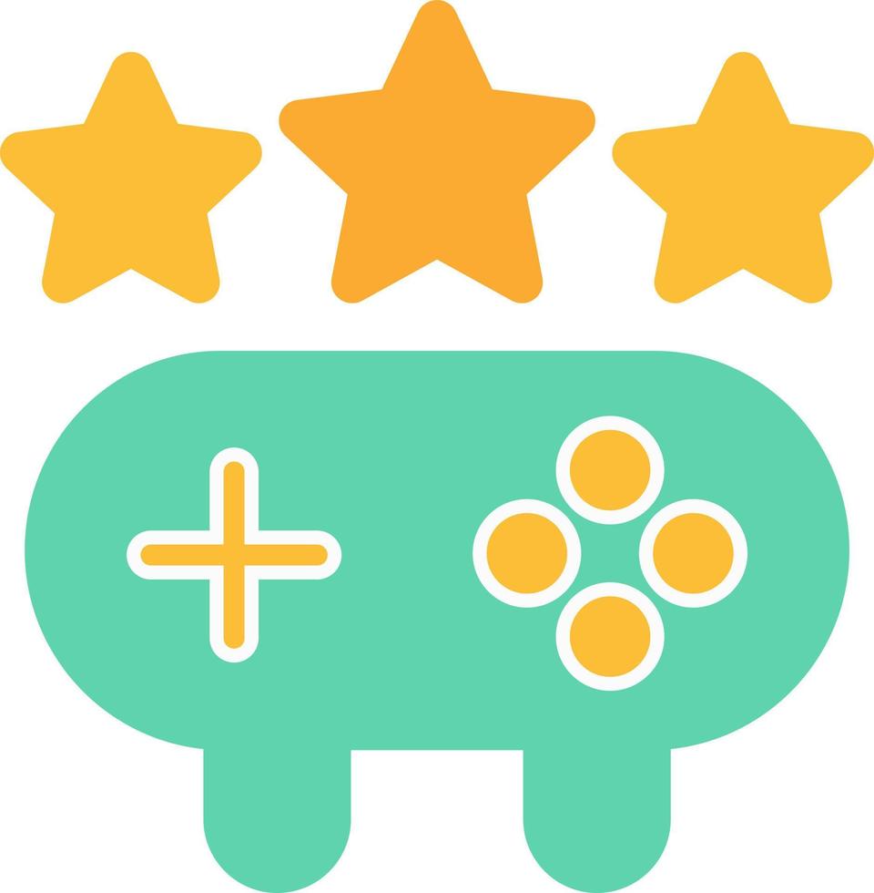 Game Ranking Line Glyph Icon vector