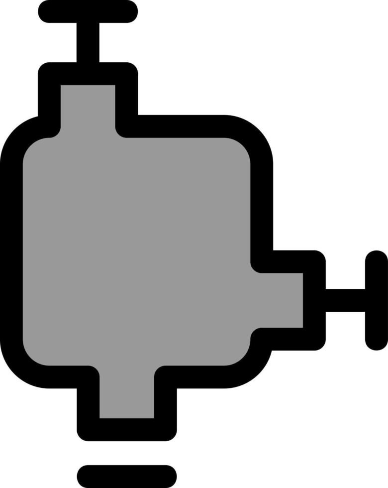 Engine Line Filled Icon vector