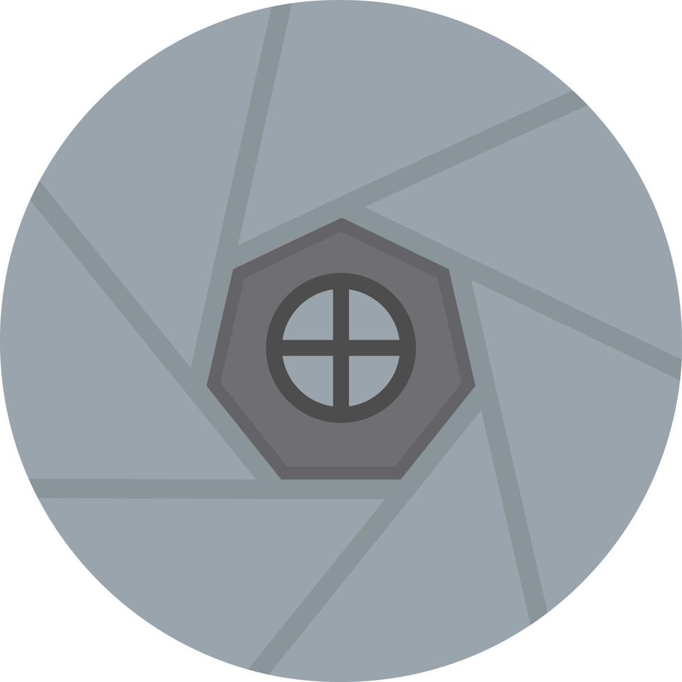 Diaphragm Flat Icon vector