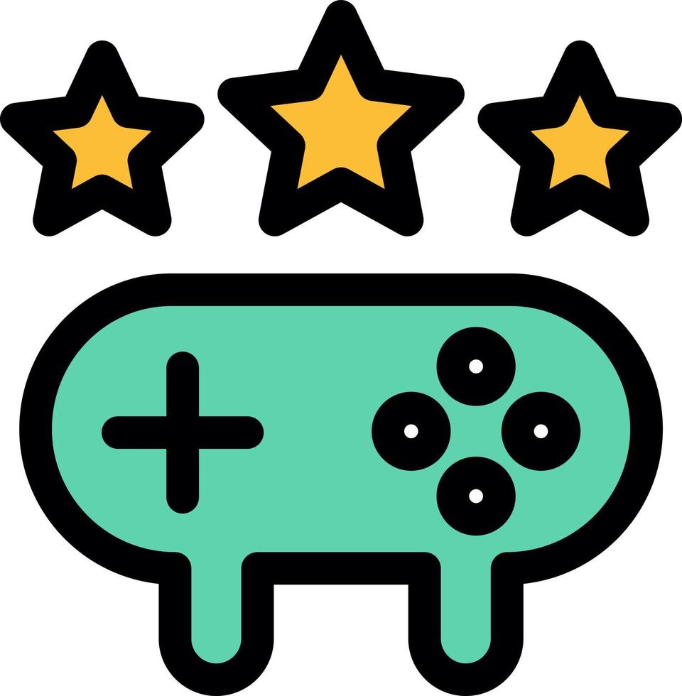Game Ranking Line Icon vector
