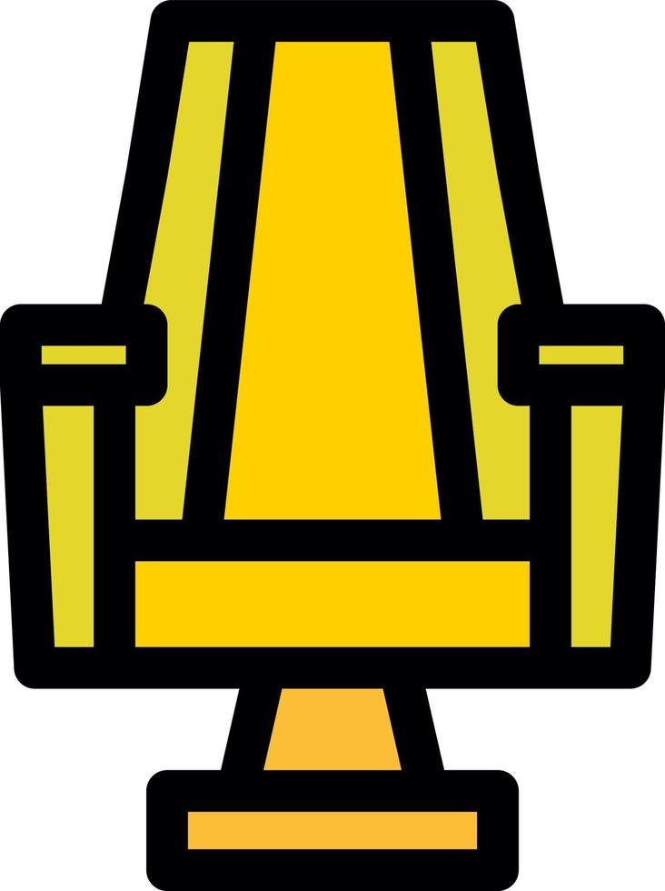 Gaming Chair Line Icon vector