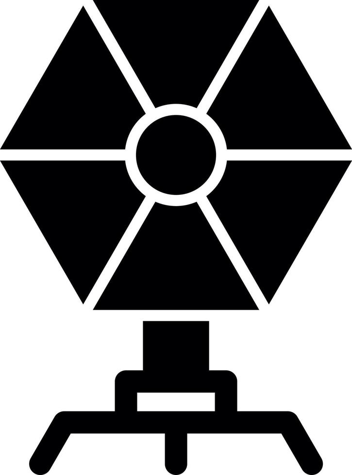 Camera Reflector Glyph Icon vector