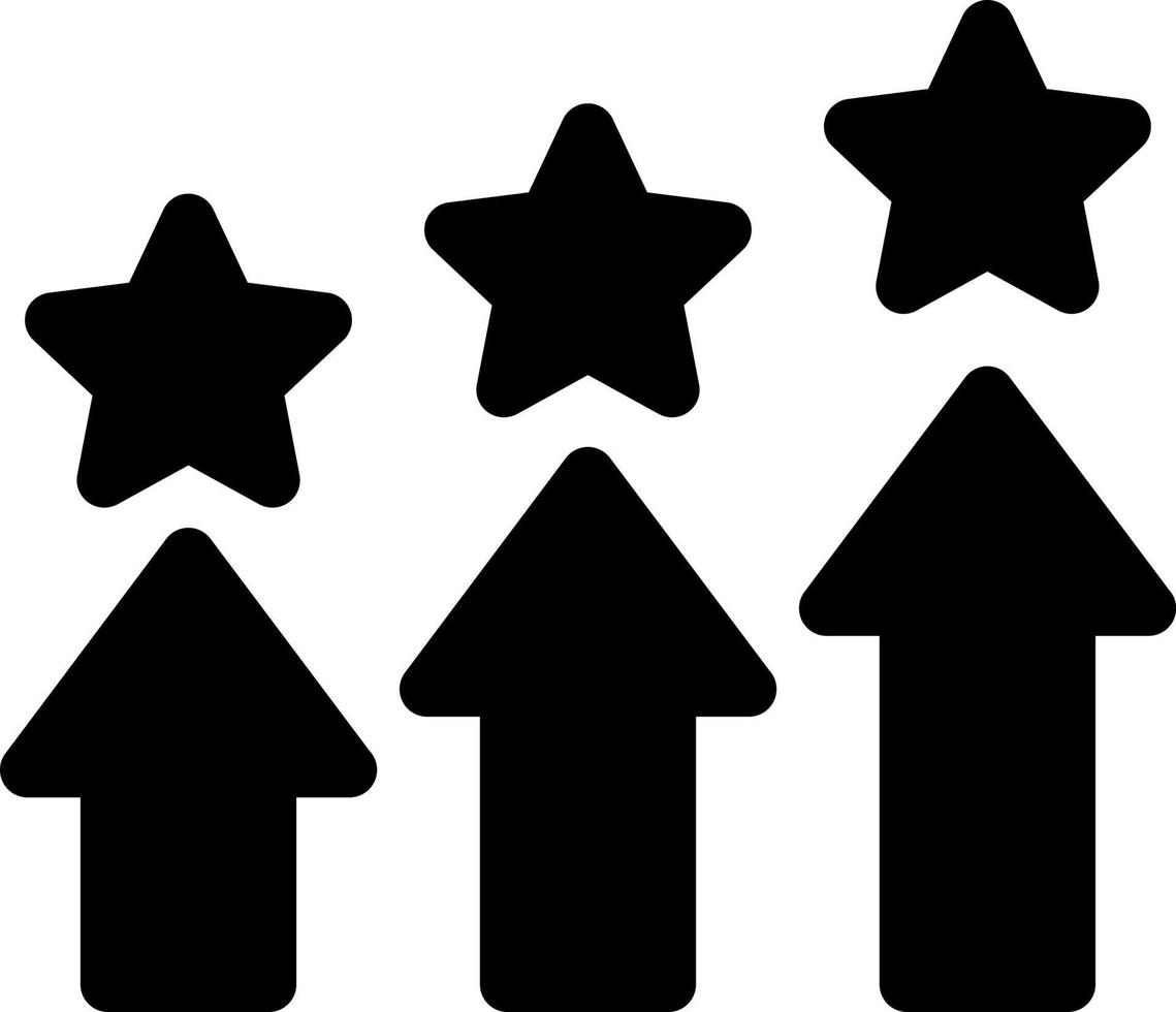 Level Up Line Glyph Icon vector