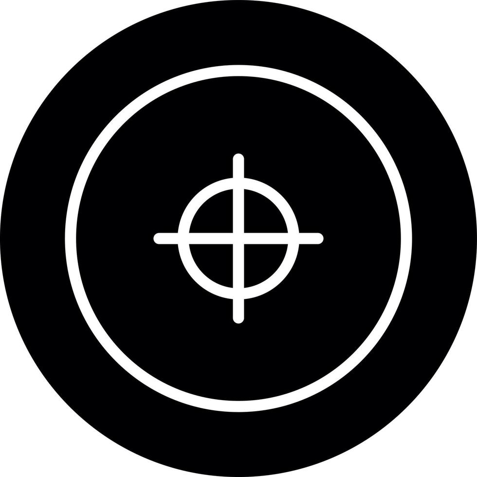 Shooting Line Glyph Icon vector