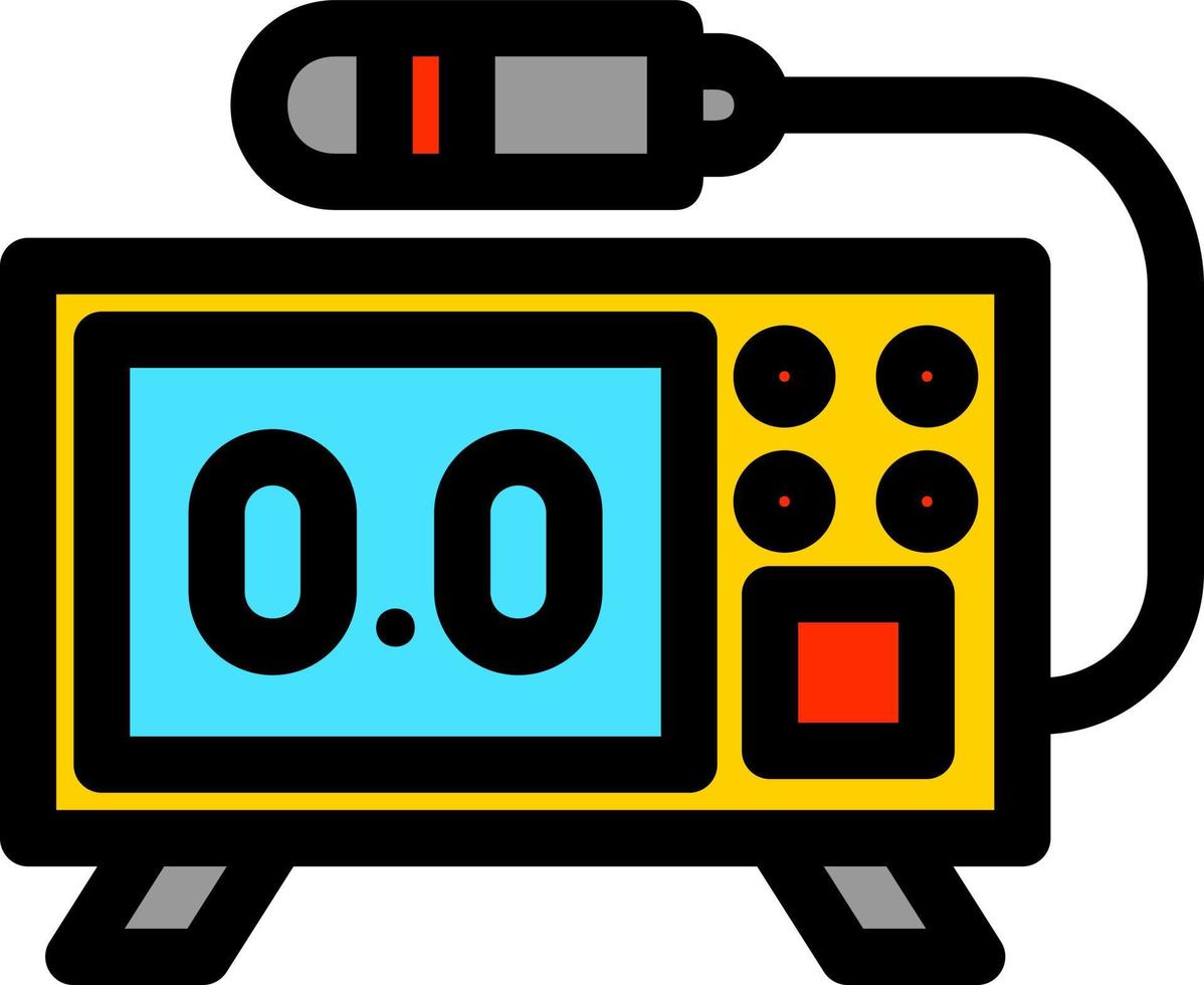 Geiger Counter Line Filled Icon 9515159 Vector Art at Vecteezy