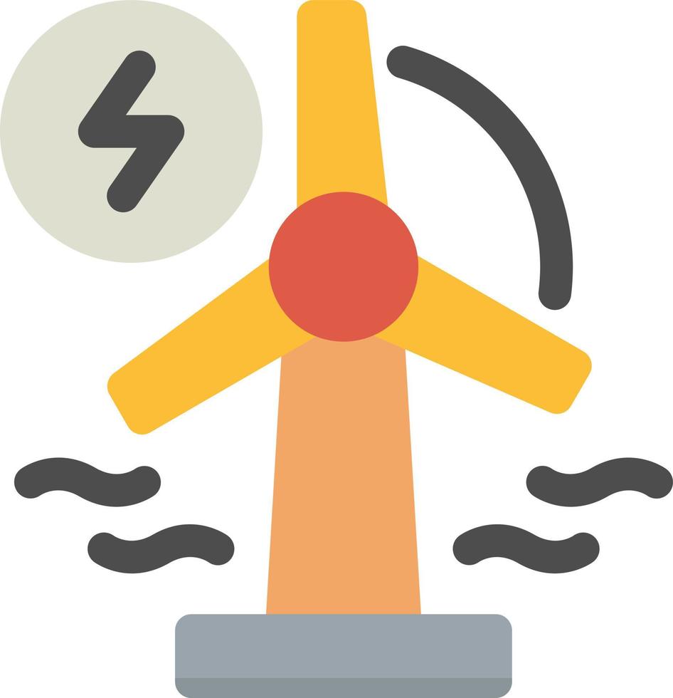 Renewable Energy Flat Icon vector