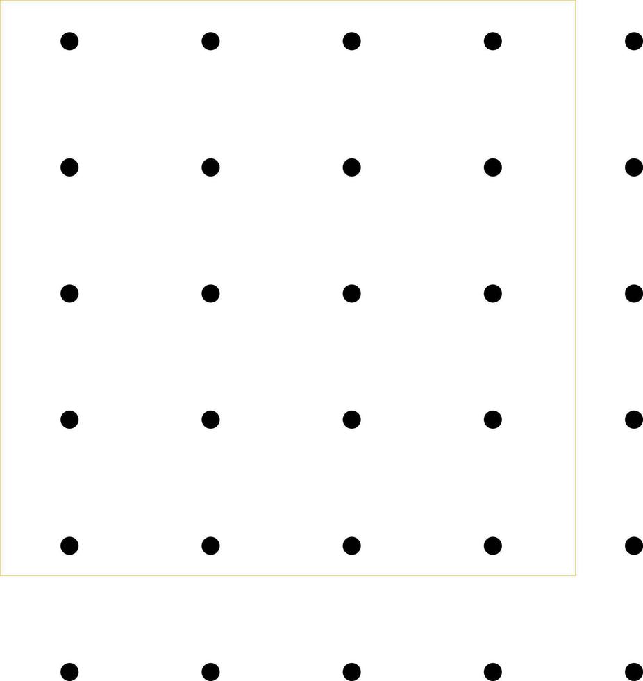 Abstract figure with dots. vector