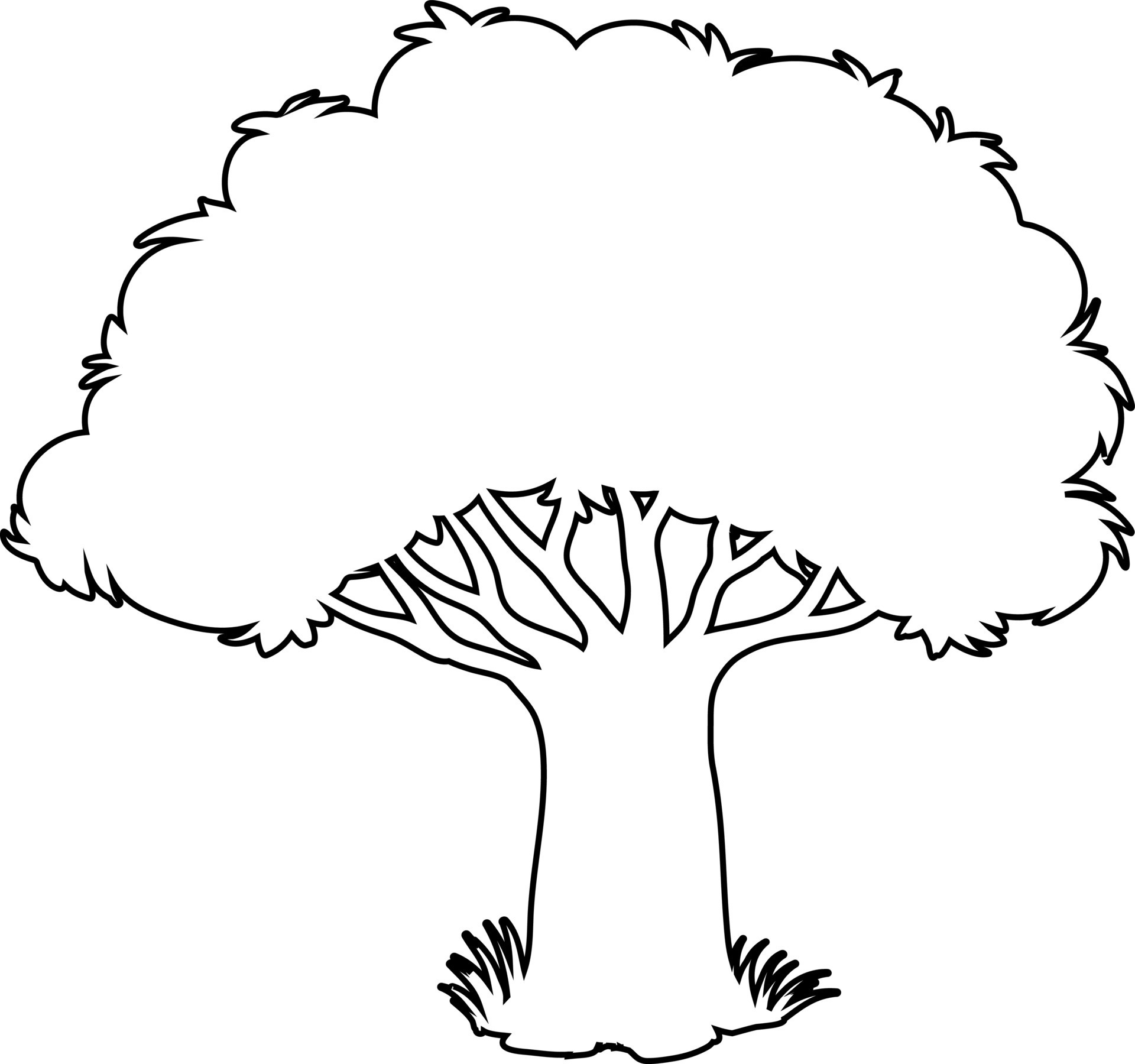 the-outline-of-the-tree-is-black-9515261-vector-art-at-vecteezy