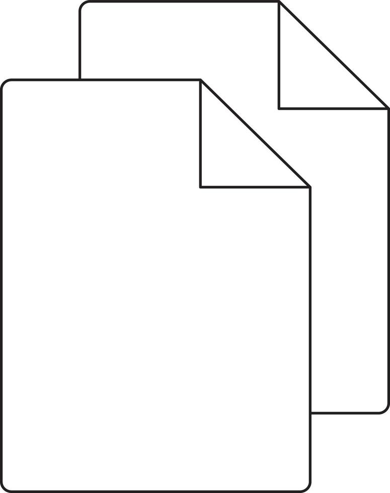 Sheet icon for text. vector