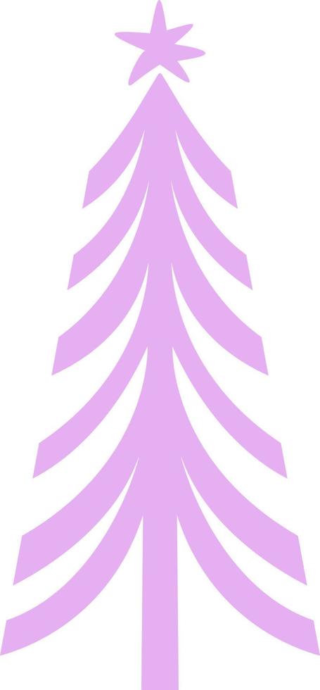 Christmas trees festive decoration of Christmas. vector