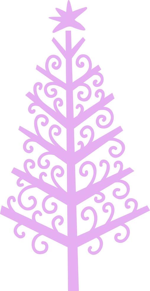 Christmas trees festive decoration of Christmas. vector