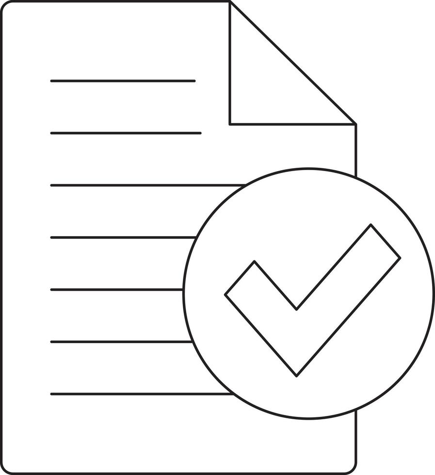 Sheet icon for text. vector