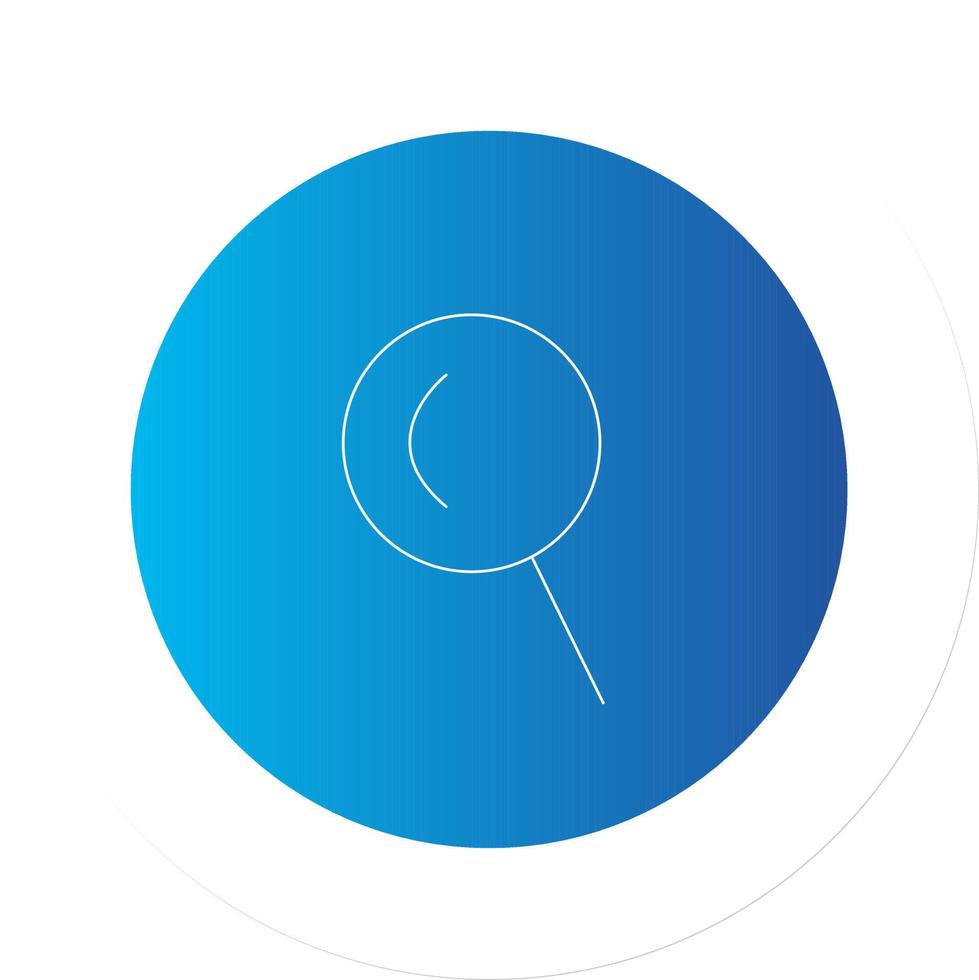 Magnifying glass icon. vector