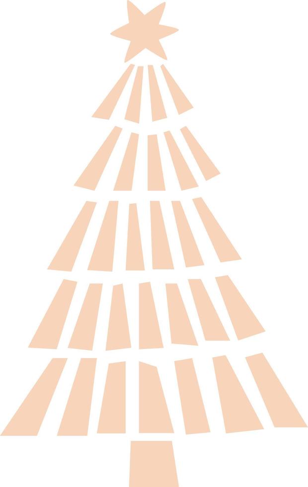 Christmas trees festive decoration of Christmas. vector