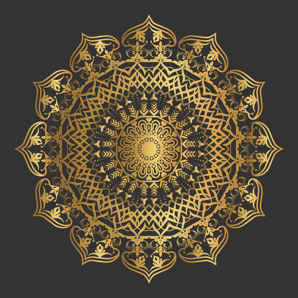 Luxury ornamental mandala design background vector