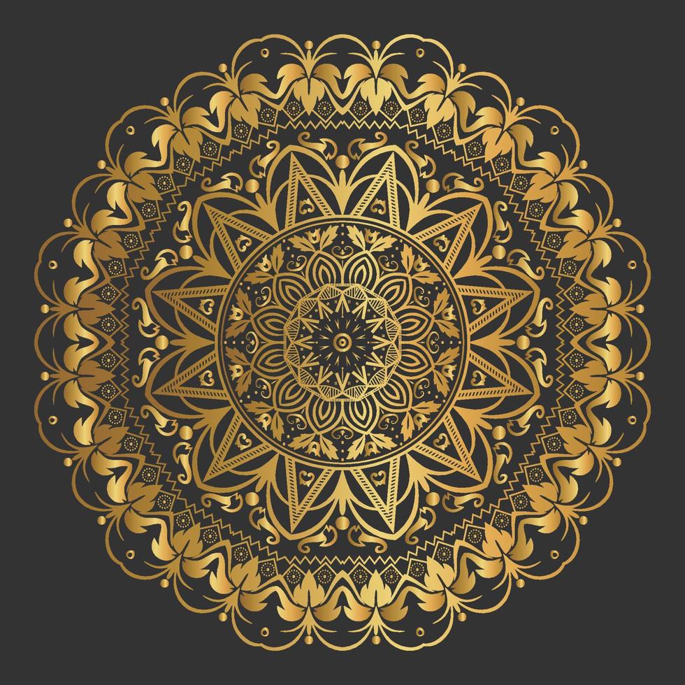Luxury ornamental mandala design background vector