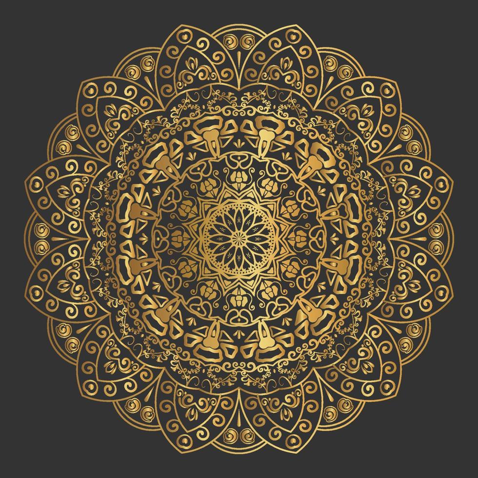 Luxury ornamental mandala design background vector