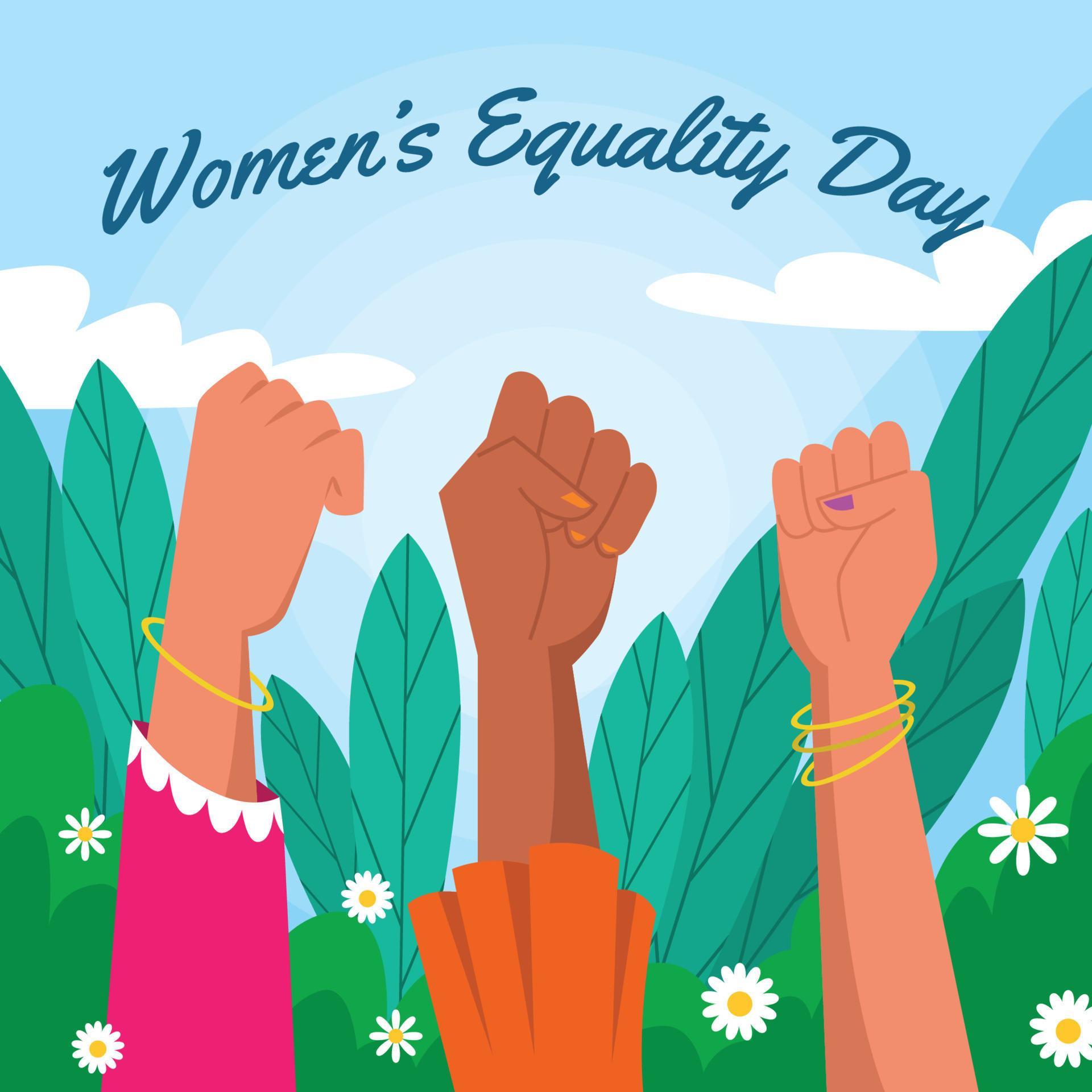 Women Equality Day Background 9516465 Vector Art at Vecteezy